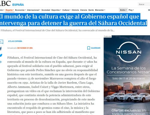 El mundo de la cultura exige al Gobierno español que intervenga para detener la guerra del Sáhara Occidental